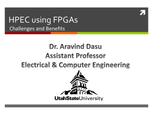 HPEC and HPC via FPGAs - Utah State University