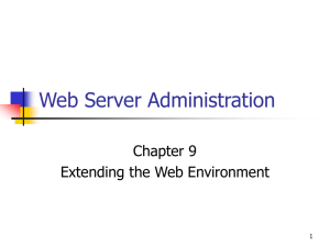 Web Server Administration