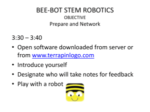 STEM Robot Professional Development Outline - Bee
