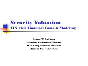 Valuation - Arizona State University