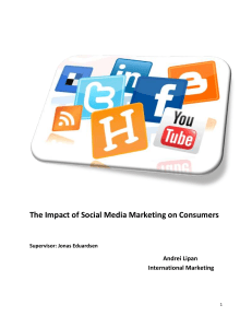 Impact of social media marketing on consumers
