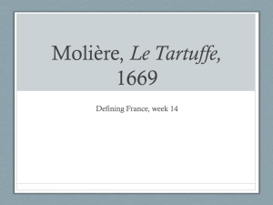 Реферат: Tartuffe Essay Research Paper Molieres neoclassic comedy