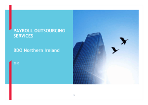 BDO NI Payroll Outsourcing Services