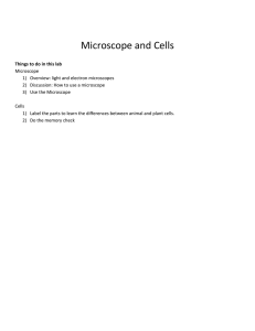 Microscope and Cell