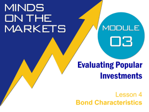 Bond Characteristics