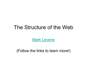 The Structure of the Web