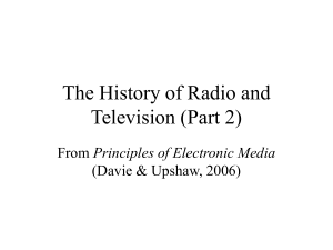The History of Radio and Television (Part 2)