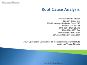 2004 Ops Conference Root Cause Analysis
