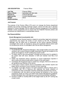 Finance Officer Job Title Finance Officer Place