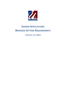 Shared Applications Browser Setting Requirement (July 2014)