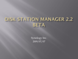 Disk Station Manager 2.2 Beta