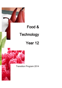 Food and Technology Transition Booklet (1)