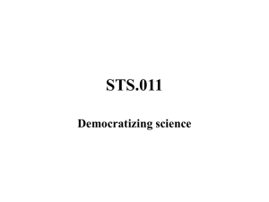 Science & democracy related?