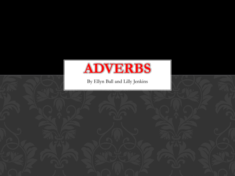 ADVERBS Where 