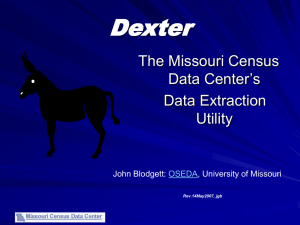 Dexter - Missouri Census Data Center
