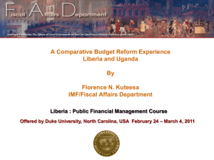 Comparative Budget Reform _Liberia vs - PFM blog