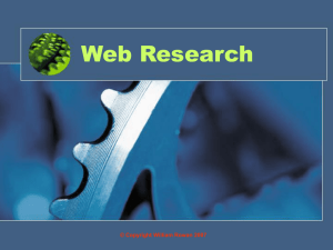 WEB Research