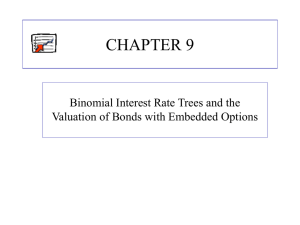 Binomial Interest Rate Trees