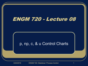 P, NP, C, & U Control Charts