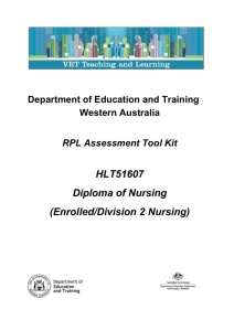 HLT51067 Diploma of Nursing q