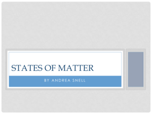 States of Matter