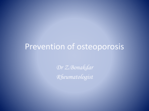 Resistance exercise for osteoporosis includes