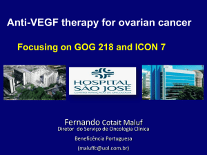 Anti-VEGF therapy for ovarian cancer