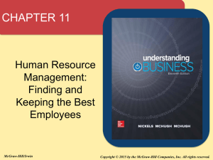 Human Resource Mgt (HRM)