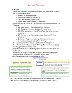 LOTF Poster Instructions and Rubric