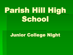 SAT Test - Parish Hill High School