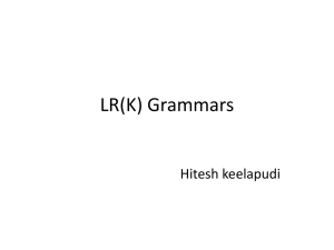 LR-k-grammars