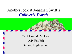 Another look at Jonathan Swift's Gulliver's Travels