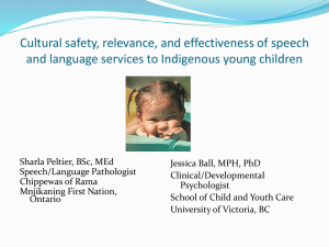Relevance and Effectiveness of Speech & Language Services to