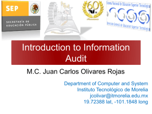 Introduction to Informatic Auditing