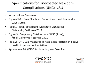 Newborn Complications Definition Flow Diagrams