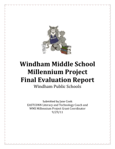 Millennium Project Final Evaluation Report 9-29-11