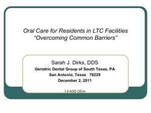 Overcoming Common Barriers to Oral Care