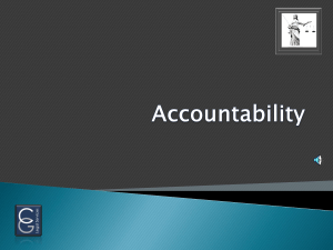 7 - Accountability