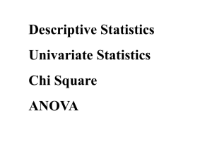 descriptive statistics