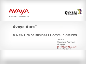 Avaya Aura™ - WordPress.com