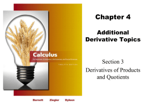 Calculus 4.3 power point lesson