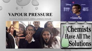 vapour Pressure BY