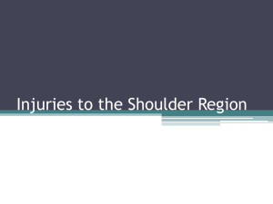 Injuries to the Shoulder Region