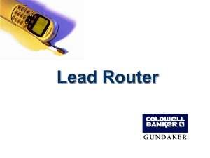 Lead Router - Coldwell Banker Gundaker School of Real Estate