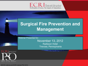Surg Fire Prevention, He Facility Managers Nov 2012, (C)