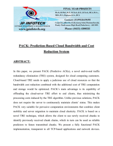 PACK Prediction-Based Cloud Bandwidth and Cost Reduction System