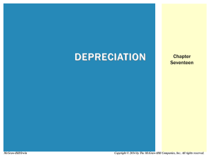 Depreciation - McGraw Hill Higher Education