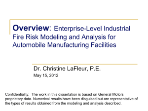 Overview: Enterprise-Level Industrial Fire Risk Modeling and
