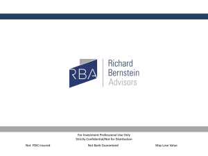 Investment Philosophy - Richard Bernstein Advisors