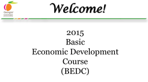 Economic Development Certification